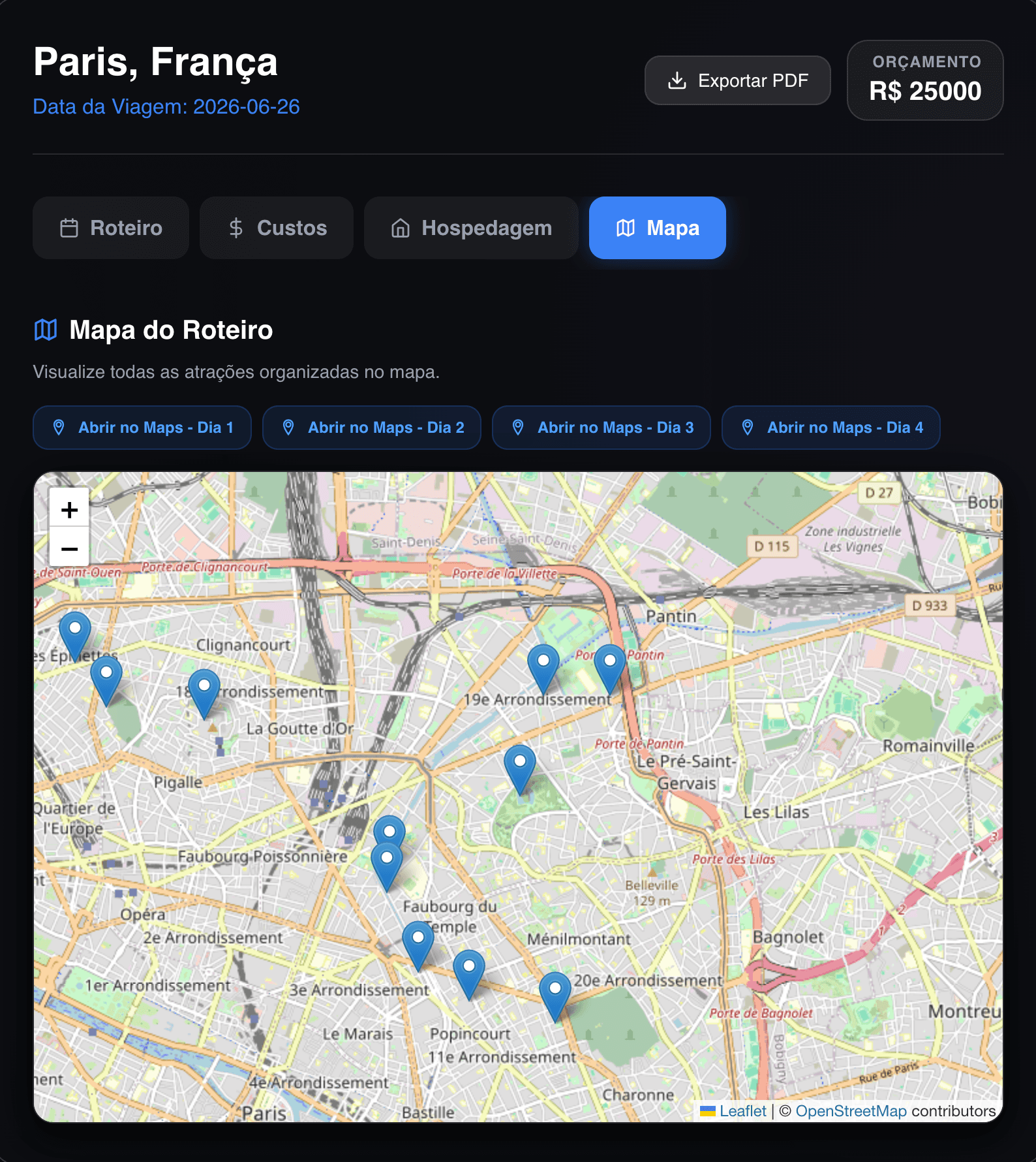 Mapa Interativo